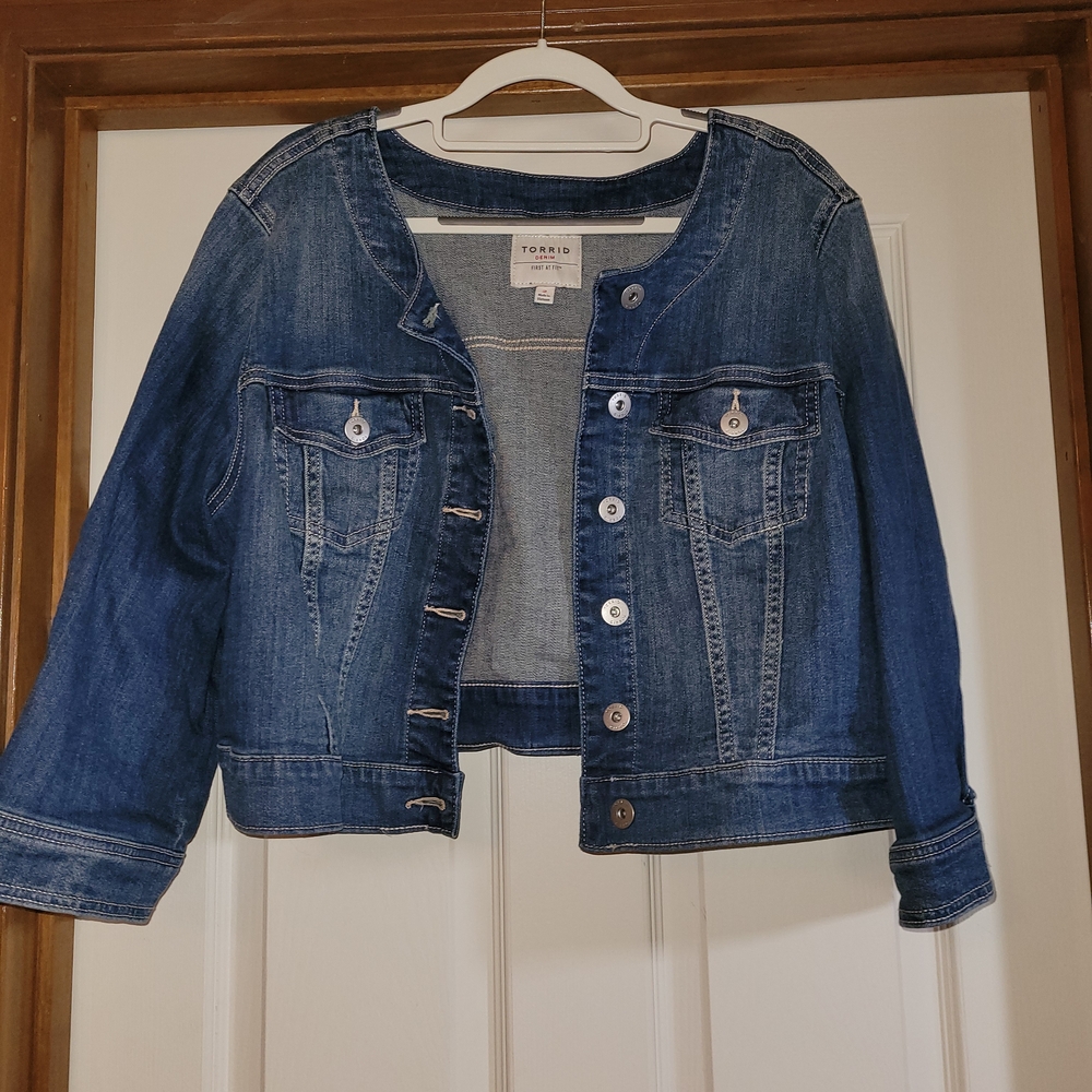 Torrid Dark Blue Jean Jacket